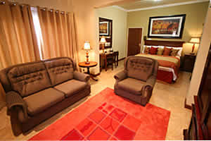 Ideal accommodation for businessmen because of the WI-FI Internet access available everywhere at Le Cozmo B&B