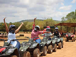 Quad biking trails on a private farm