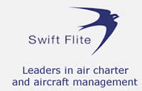 Swift Flite is a fully licensed air charter operator 